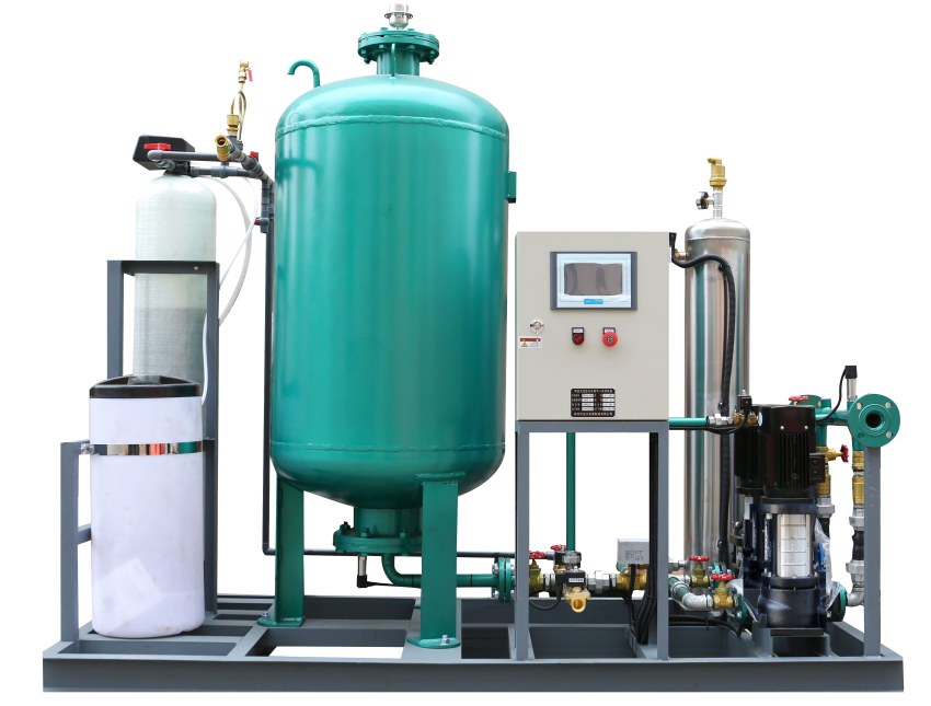 補水機組+真空脫氣機+全自動(dòng)軟水器一體化機組